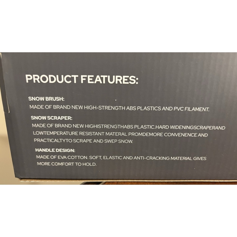 IHOM Snow Brush & Scraper Detachable W/Storage Bag for Car Truck Windshield - Picture 4 of 8